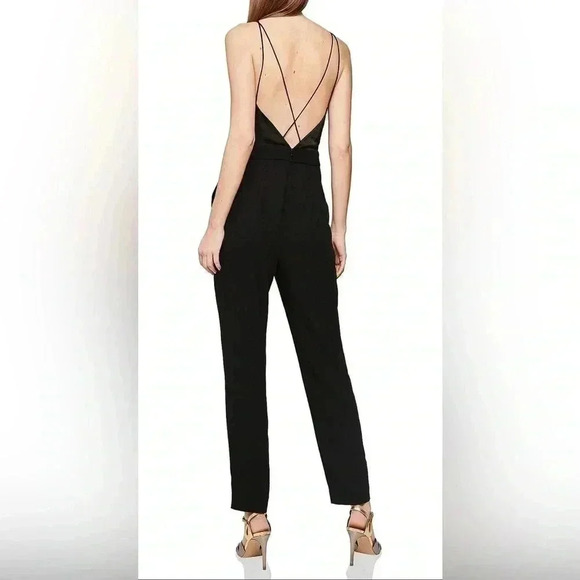 REISS ROSALIE STRAPPY CROSS BACK JUMPSUIT - Picture 5 of 15